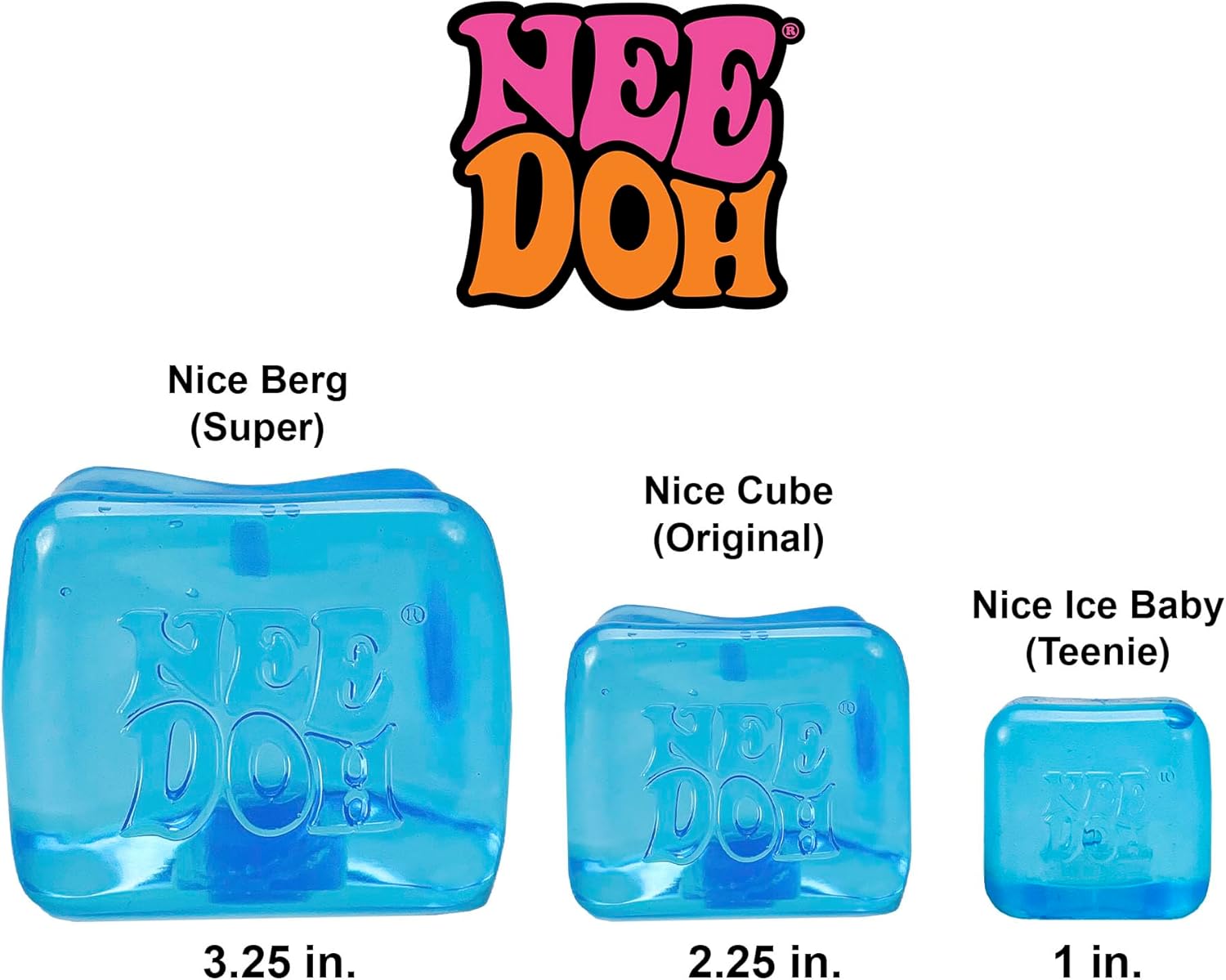 Schylling NeeDoh Nice Cube - Sensory Squeeze Toy with Super Solid Squish - 2.25 Cube - Color May Vary (Pack of 1) - Image 9